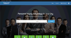 Desktop Screenshot of personalinjuryattorneys.tv